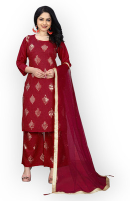 HOC's Women Kurta Pyjama Dupatta Set
