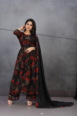 shree ramdev creation Women Kurta Palazzo Dupatta Set