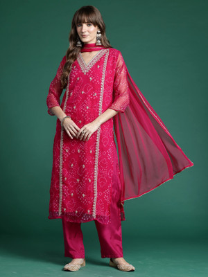 Indo Era Women Kurta Pant Dupatta Set