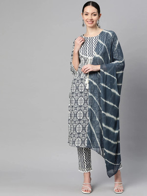 VBUYZ Women Kurta Pant Dupatta Set
