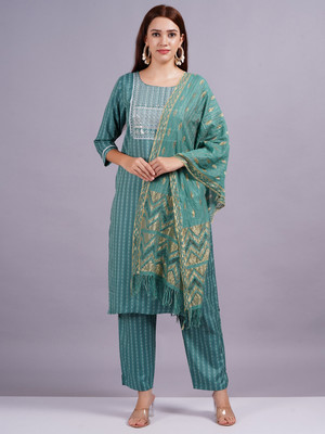 Highlight fashion export Women Kurta Pant Dupatta Set