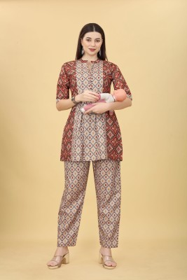 sky fab Women Kurta Pant Set