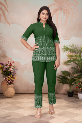Look Classic Women Shirt Pant Set