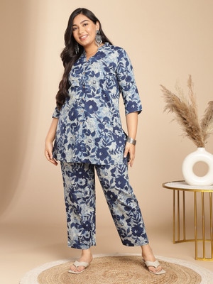 Janasya Women Kurta Pant Set