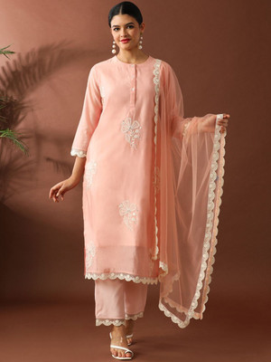 AVANSHEE Women Kurta Pant Dupatta Set