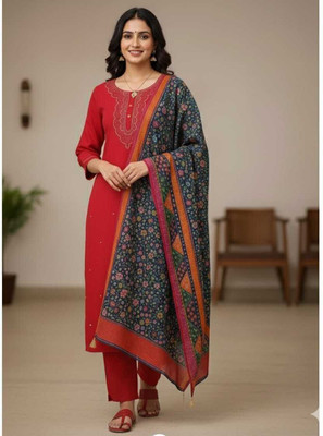 Vaastram Women Ethnic Top Pant Dupatta Set