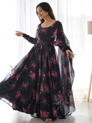 Bittu Fashion Women Ethnic Top Dupatta Set