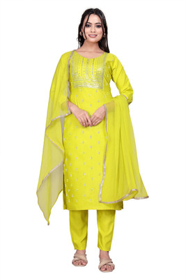 Zyra Creation Women Kurti Pant Dupatta Set