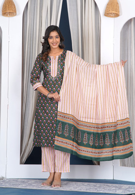 Prathmikta Women Kurti Pant Dupatta Set