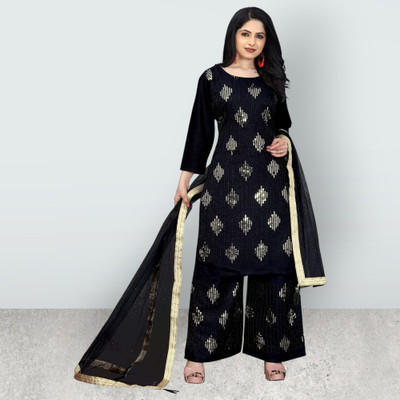 HOC's Women Kurta Palazzo Dupatta Set