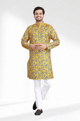 Growwax Men Kurta Pyjama Set