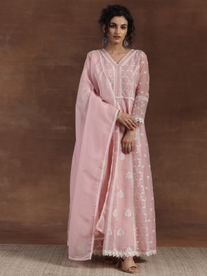 LIBAS Women Kurta Palazzo Dupatta Set