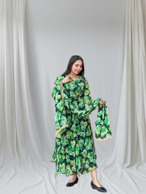 SHISHKALA Women Kurta Dupatta Set