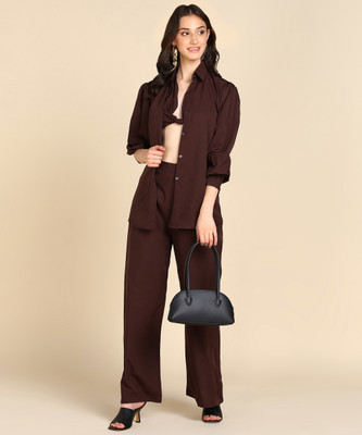 Rudraaksha Women Ethnic Top Palazzo Ethnic Jacket Set