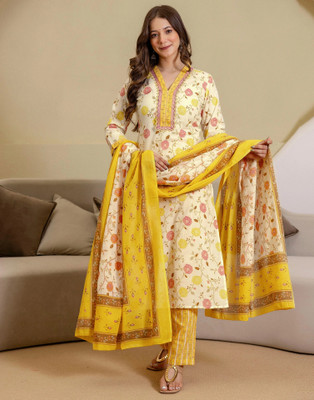 Skylee Women Kurta Pant Dupatta Set