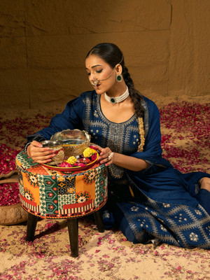 Indo Era Women Kurta Pant Dupatta Set
