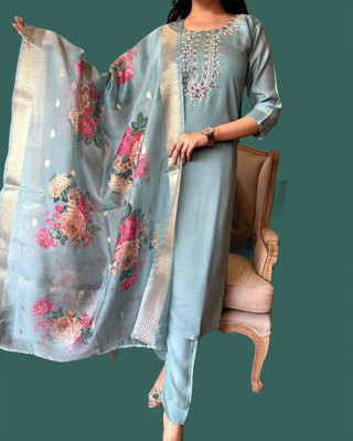 RUTSH CREATION Women Kurta Pant Dupatta Set