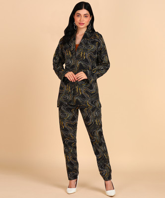 Rudraaksha Women Ethnic Top Pant Ethnic Jacket Set