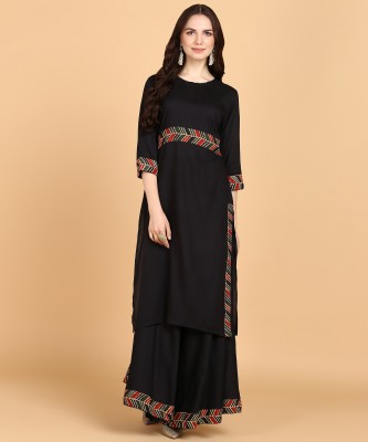 Adhisa Women Kurta Skirt Set