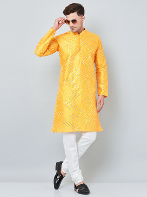 ARMAAN ETHNIC Men Kurta Churidar Set
