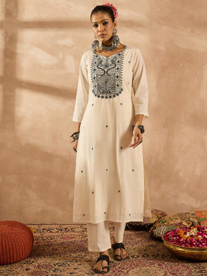 Indo Era Women Kurta Pant Dupatta Set