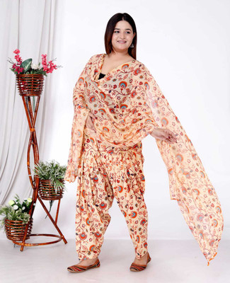 HANVIK TRADERS Women Patiala Dupatta Set