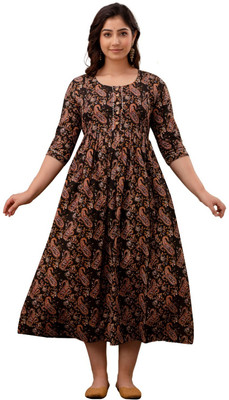 gottam Women Maternity/Nursing Nighty(Multicolor)