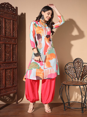 VASALI Printed Kurta, Trouser/Pant & Dupatta Set