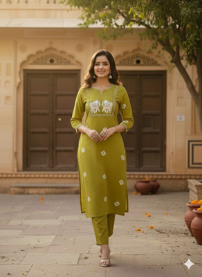 Samdwaal's Women Kurti Palazzo Set