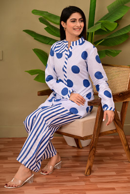 Rajaipuri Women Ethnic Top Palazzo Set