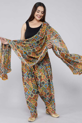 KHEEAA FASHIONS Women Patiala Dupatta Set