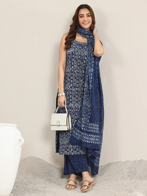 LIBAS Women Kurta Palazzo Dupatta Set