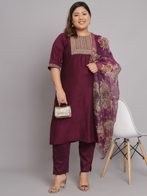 VredeVogel Women Kurta Pant Dupatta Set