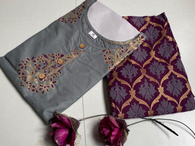 FLYMEN'S Women Kurta Pyjama Dupatta Set