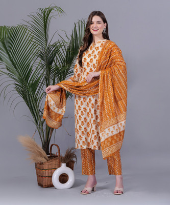 Dinaya Women Kurta Pant Dupatta Set