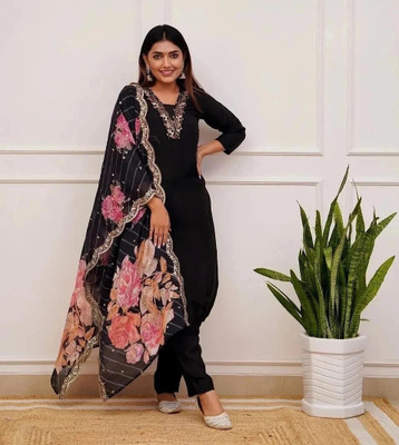 Spangel Fashion Women Kurta Pant Dupatta Set