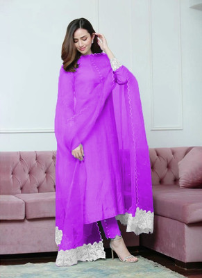 zengry Embellished Kurta, Trouser/Pant & Dupatta Set