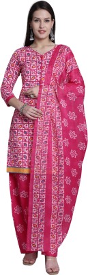 VihaanExim Women Kurta Patiala Dupatta Set