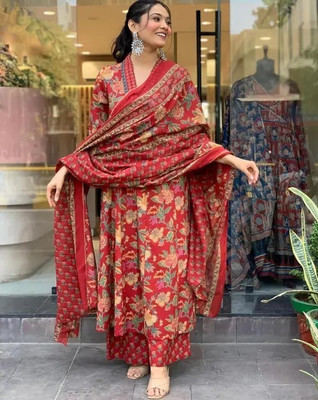 DIL COLLECTION Women Kurti Palazzo Dupatta Set