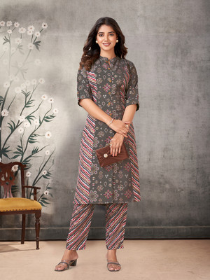 Granthva Fab Women Kurta Palazzo Set