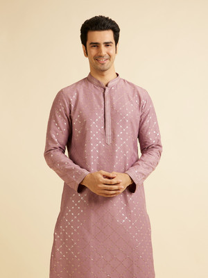MANYAVAR Men Kurta Pyjama Set
