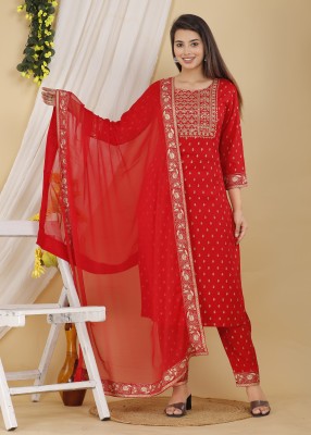 KT fashion Women Kurta Pant Dupatta Set