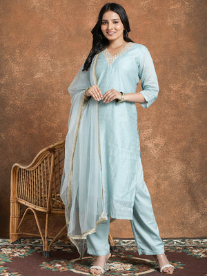 SHREESHA ENTERPRISE Women Kurta Pant Dupatta Set