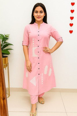 NavDur Creations Women Kurta Pant Set