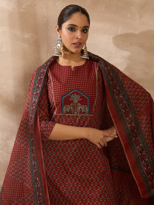 Indo Era Women Kurta Pant Dupatta Set