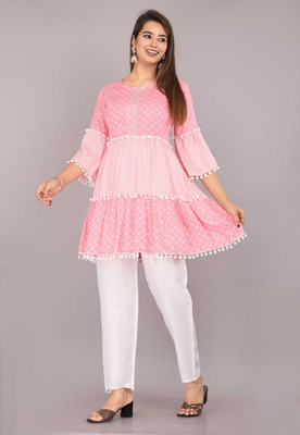 Shreeshayam Entprises Women Ethnic Top Pant Set