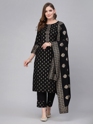 Jaipuri Bunaai Women Kurta Palazzo Set