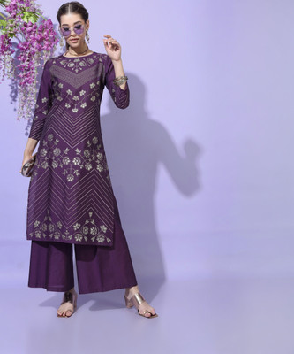 Vishudh Women Kurta Palazzo Set
