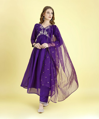 GOROLY Women Kurta Pant Dupatta Set