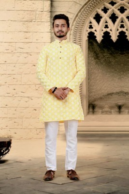 UNIQUE CLOTHING Men Kurta Pyjama Set